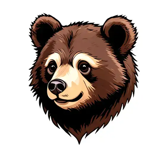 Bear Cub tattoo design idea