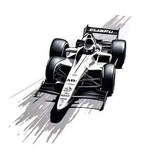 Formula 1 tattoo design idea