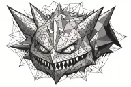Gengar Pokémon tattoo design idea