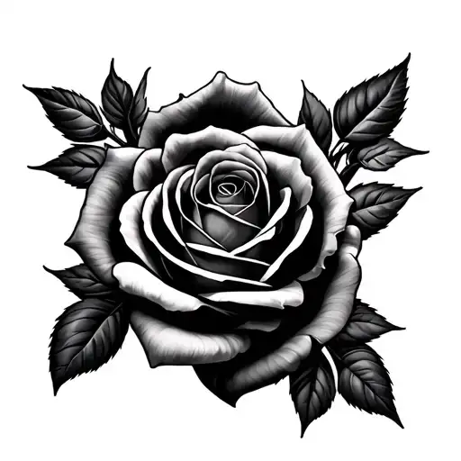 Doris Eason and Mae Lee White in a rose intertwined tattoo design idea
