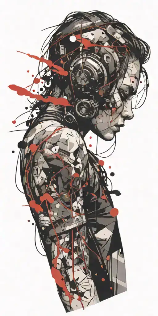 comic panel styled tattoo tattoo design idea