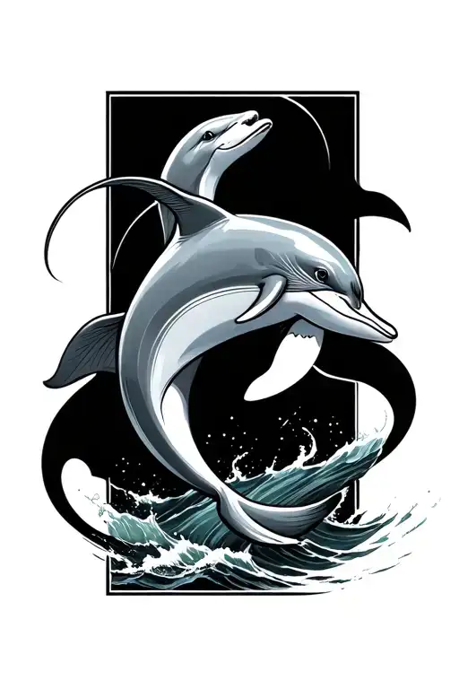 Dolphin Infinity 2+ Dolphin Hand Tattoo Ideas in 2026 - BlackInk AI