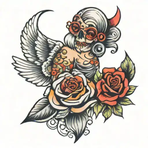 turbo granny tattoo design idea