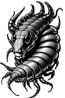 Centipede tattoo design idea