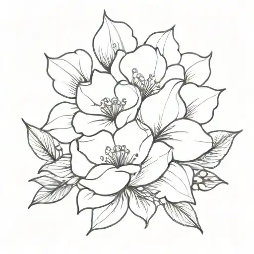 july october november birth flower tattoo design tattoo design idea