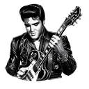 elvis presley tattoo design idea