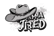 Western Font that says MAMA TRIED with a cowboy hat on top tattoo design idea