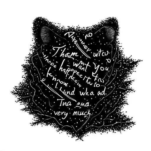 Encryped Code "Tham, no matter what happens I want you to know that I love Tham and Luka very much. " tattoo design idea