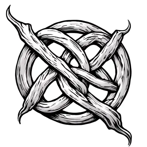 Witches Knot tattoo design idea