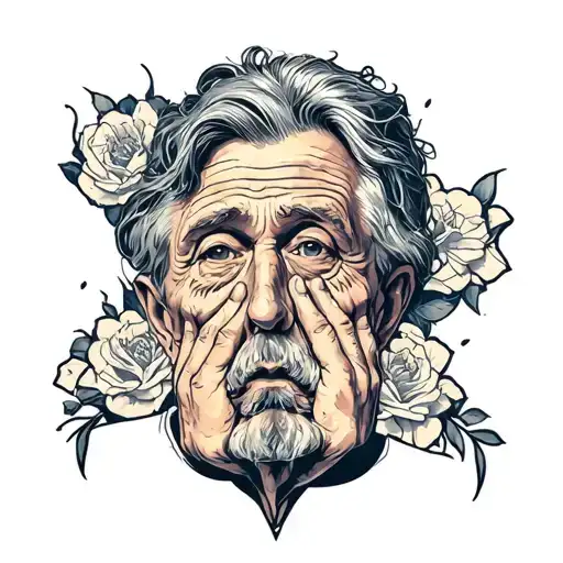 anxiety, overthinking, dad memorial tattoo design idea