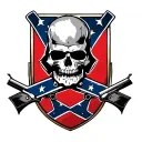 Confederate tattoo design idea