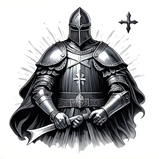 Knights Of Templar tattoo design idea