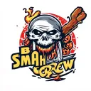 BBQ Smash Crew Logo tattoo design idea