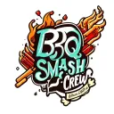 BBQ Smash Crew Logo tattoo design idea