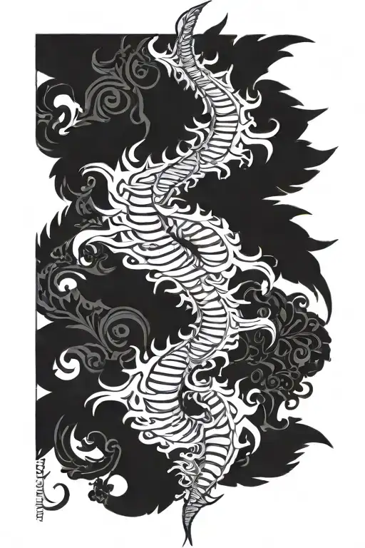 Spinal Long Tattoo tattoo design idea