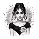 ariana grande love heartbreak  healing tattoo design idea