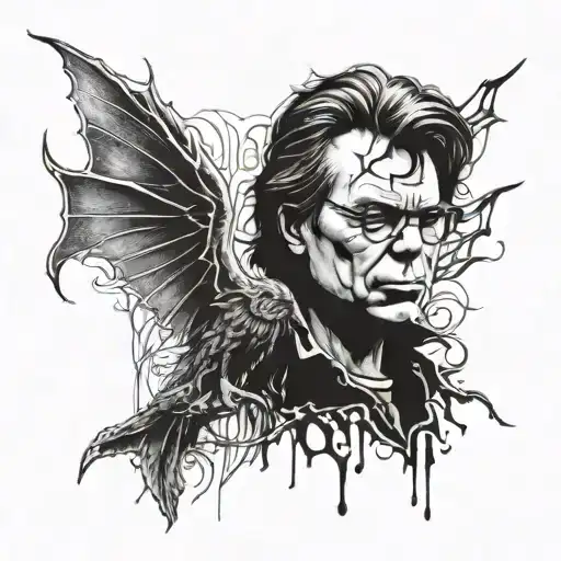 stephen king tattoo design idea