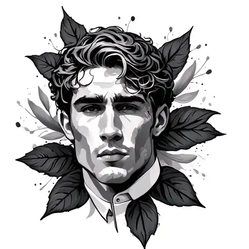 Adonis tattoo design idea