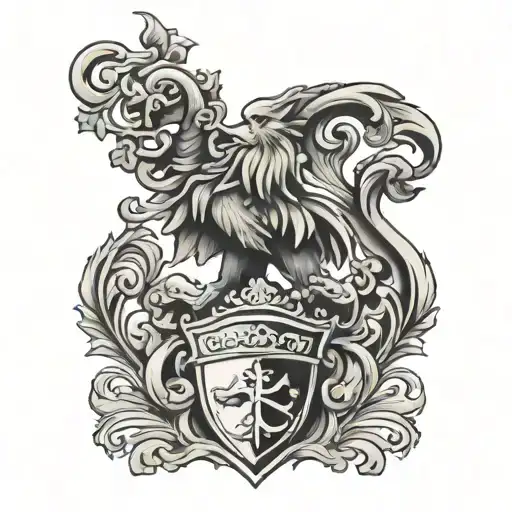 Gonzalez Family Crest tattoo design idea