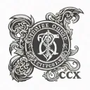 Theta Chi tattoo design idea
