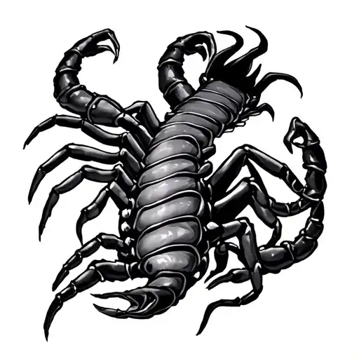 bdsm master and sub, Gemini and scorpio tattoo design idea