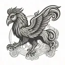 Liverpool FC Liverbird logo ram head tattoo design idea