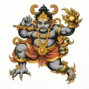 yama dharmaraja tattoo design idea