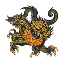 yama dharmaraja tattoo design idea