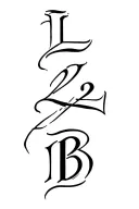 "L L 2 B" in cursive tattoo design idea