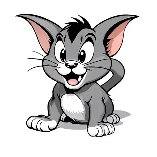 Tom And Jerry tattoo design idea