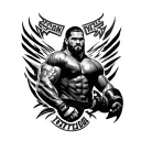 wwe tattoo design idea