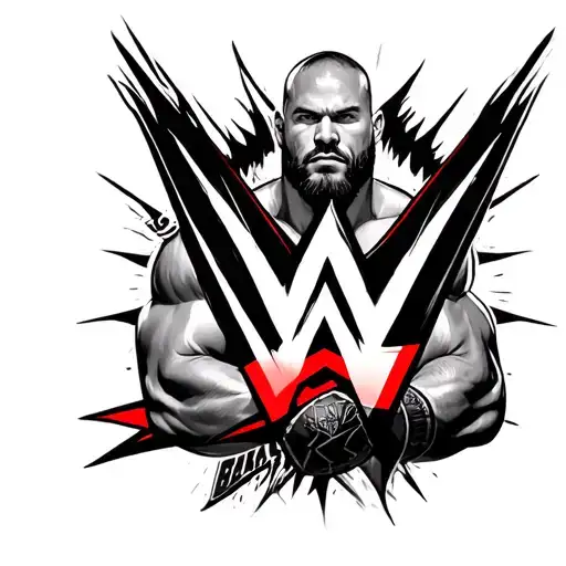 wwe tattoo design idea