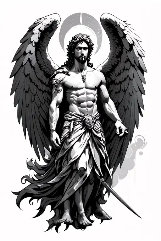 Archangel Michael archangel tattoo design idea