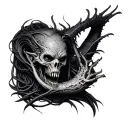 Giger tattoo design idea