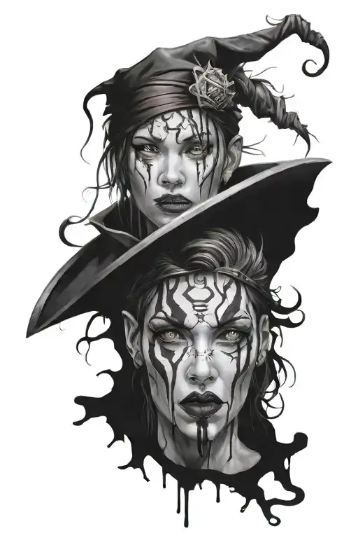 arcane jinx tattoo design idea