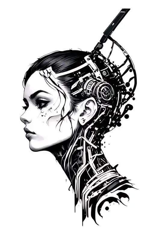 Nape Graphics 69+ Nape Tattoo Ideas - BlackInk AI