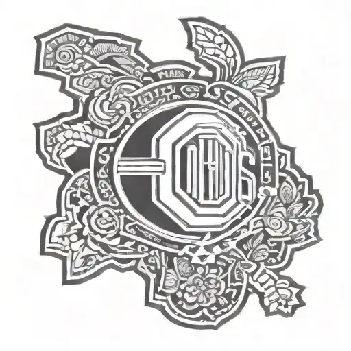 Ohio state logo tattoo design idea