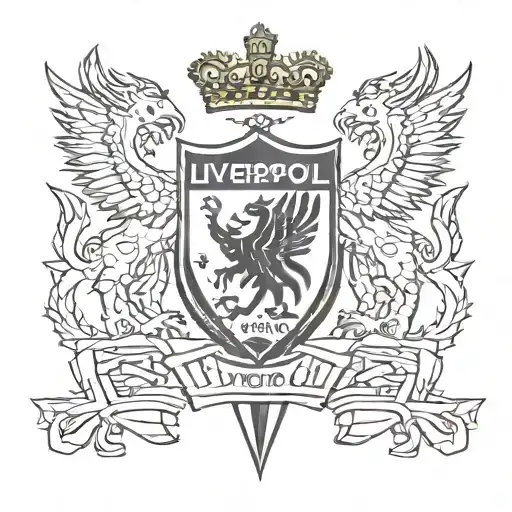 Liverpool fc badge tattoo design idea