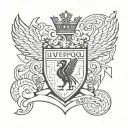 Liverpool fc badge tattoo design idea