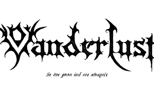 "wanderlust" tattoo design idea