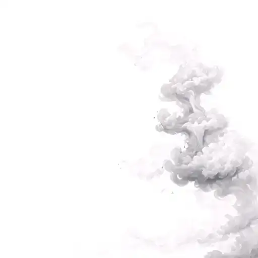Coverup Clouds and Smoke tattoo design idea