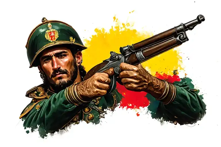 Spanish infantry tattoo design idea