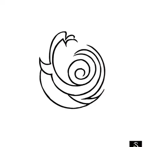 Mini Maui from Moana tattoo design idea
