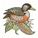 loon numbers 320 tattoo design idea