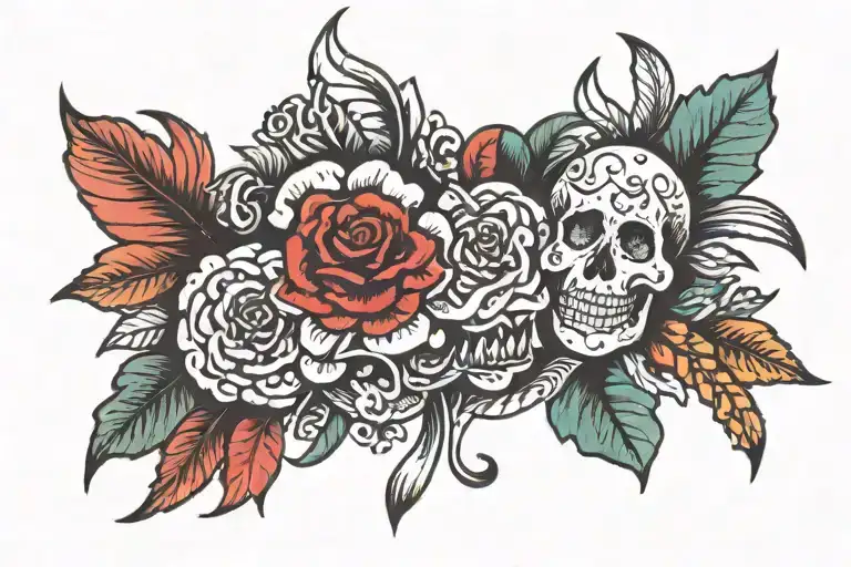 anxiety mental health tattoo design idea