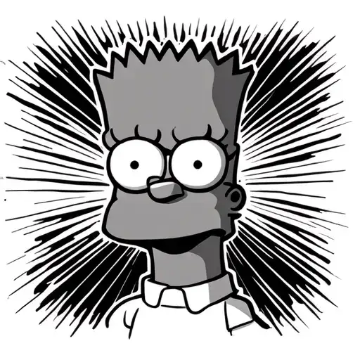 Bart Simpson tattoo design idea