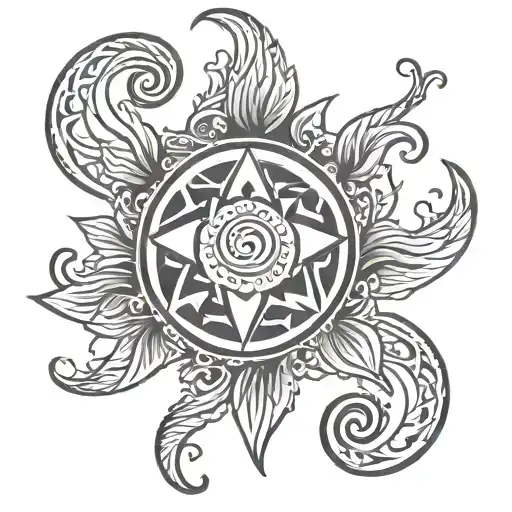 neda symbol tattoo design idea