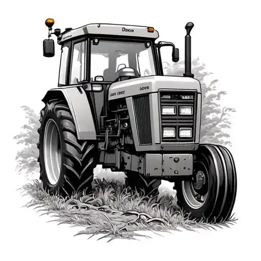 remembrance John deere tattoo design idea