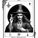 magician tarot tattoo design idea