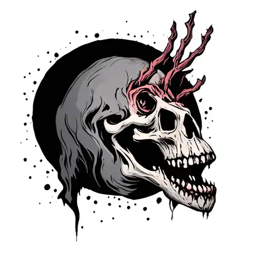 the ugly on the back tattoo design idea